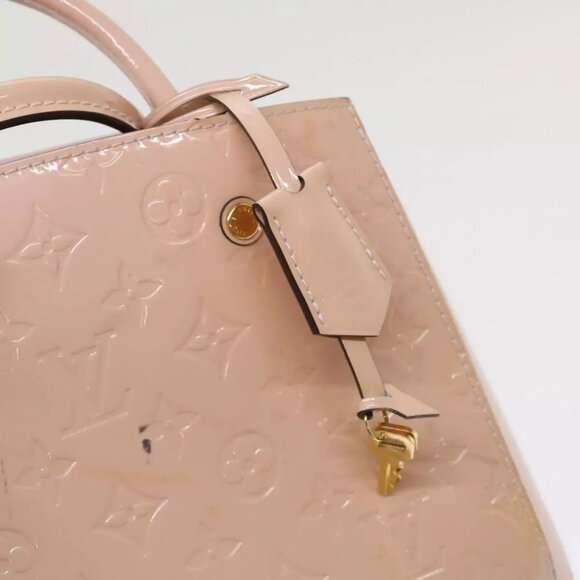 LOUIS VUITTON Monogram Vernis Montaigne BB Bag Rose Valerine - Picture 5 of 16